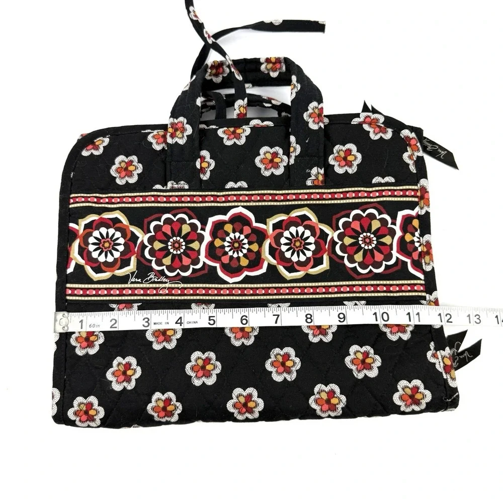 Vera Bradley Piroulette Hanging Organizer Cosmetic Case Quilted Toiletry Bag
